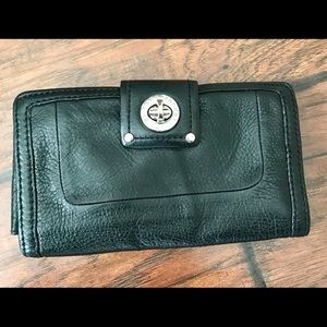 Marc by Marc Jacobs Leather Turn Lock Flap Wallet